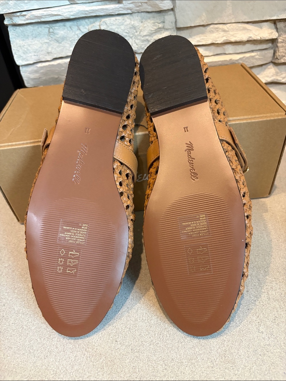 New Madewell Remy Mary Jane Leather Flats - Picture 7 of 10